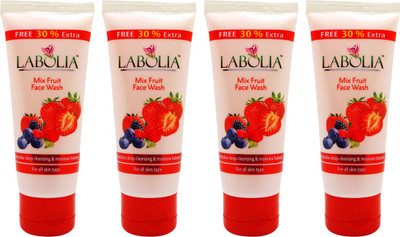 

Labolia Mix Fruit Face Wash - 4 Nos. - For All Skin Type - (4 X 65 ML)(260 ml)