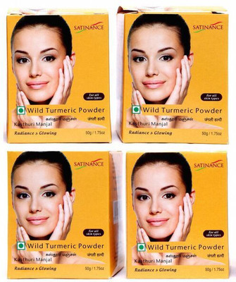 

Satinance Wild Turmeric Powder (Kasthuri Manjal) - pack of 4(50 g)