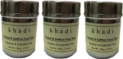 

Khadi Herbal sandal & Saffron Face pack ( Paraben & sulphate Free )(150 g)