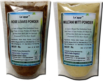 

Le'ayur Multani Mitti & Rose Petal Powder(200 g)