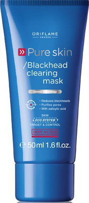 Oriflame Sweden Pure Skin Blackhead Clearing Mask(50 ml) available at flipkart for Rs.349