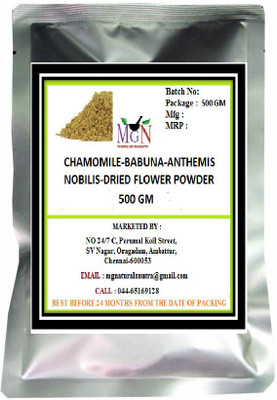 

MG Naturals CHAMOMILE-BABUNA-ANTHEMIS NOBILIS-DRIED FLOWER POWDER(500 g)