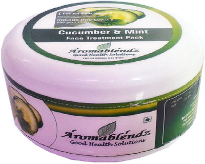 

Aromablendz Cucumber & Mint Face treatment pack(150 g)