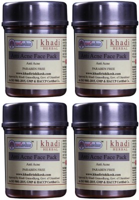 Khadi Rishikesh Herbal Anti Acne Pack of 4- Face Pack Each(50 g)