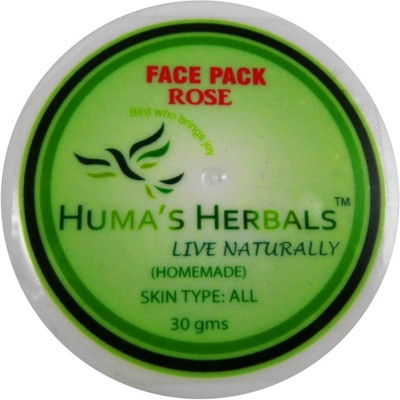 

Humas Herbals Home Made Natural Face Pack - Rose(30 g)