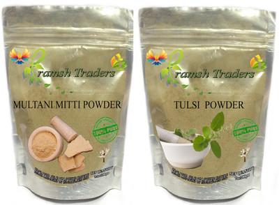 

PRAMSH MULTANI MITTI 100GM + TULSI 200GM POWDER(300 g)
