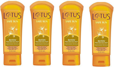 

Lotus Safe Sun De Tan After Sun Face Pack (((4*100 )))(400 g)