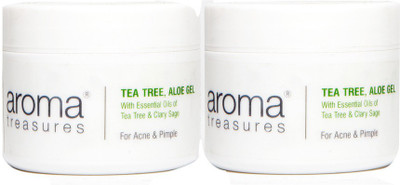 

Aroma Treasures Tea Tree Aloe Gel 50g (Pack Of 2)(100 g)