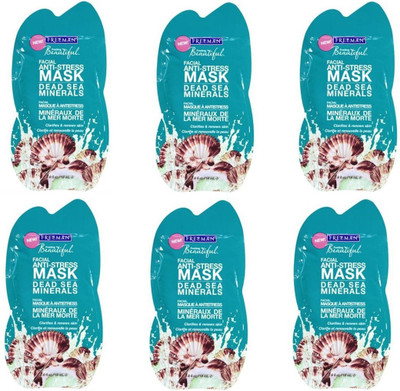 

FREEMANS Beautiful Facial Anti Stress Mask sea Minerals ( Pack of 6 )(15 ml)