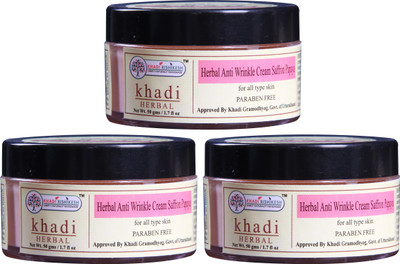 

Khadi Rishikesh Pack of 3 Anti Wrinkle Cream(50 g)