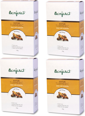 

Banjara's Kasturi Turmeric Set of 4 Pack(100 g)