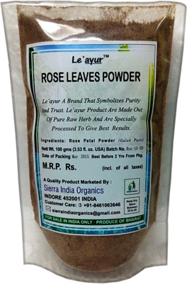 

Le'ayur Rose Petals (Gulab Pankhudi) Powder(100 g)