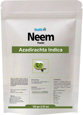 

HealthVit Neem/ Indian Lilac (Azadirachta indica) Powder 100gms(100 g)