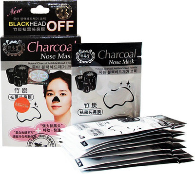 

Out Of Box Charcoal Nose Mask Deep Cleansing Blackhead Remover Pore Refining(10 Pouches) 250g(250 g)