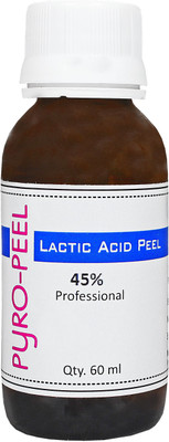 

Pyro Peel Lactic Acid 45 % (For Dry and Dull Skin)(60 ml)