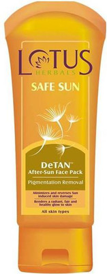 

Lotus Safe Sun De Tan Face Pack(100 g)