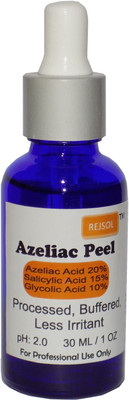 

REJSOL Azeliac peel Azeelic Acid 20% , Salicylic 15, Glycolic 10(30 ml)