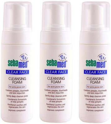 

Sebamed Clear Foam Face Wash Set Of 3(450 ml)