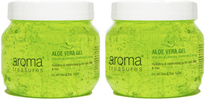 

Aroma Treasures Aloe Vera Gel 500g (Pack Of 2)(1000 g)