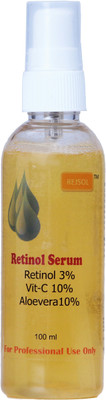 

REJSOL Retinol Serum 100ml. 3% Vitamin C 10, Aloevera(100 ml)