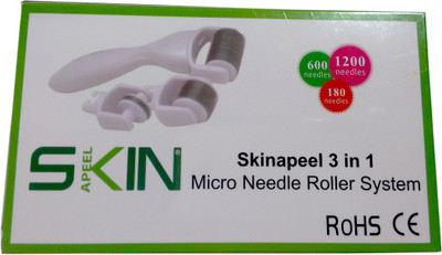 

Skin Apeel 3 in 1 Micro Needle Roller System (0.50mm, 1.00, 1.50mmmm)(82 g)
