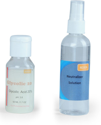 

REJSOL Glycolic Acid 20% 50 ml with 100 Neutralizer(50 ml)