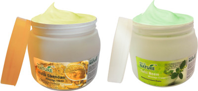 Nice Nature HALDI CHANDAN & TULSI NEEM MASSAGE CREAM COMBO PACK(900 g) available at flipkart for Rs.415