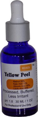 

REJSOL Yellow Peel:Retinol 20%,KojicAcid 10%,Glycolic 30%,Lactic 20%(30 ml)