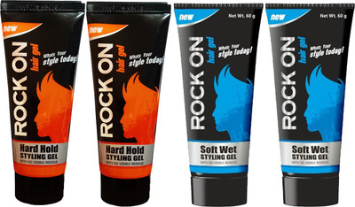 

rockon hair holder styling gel & soft wet styling gel(240 g)