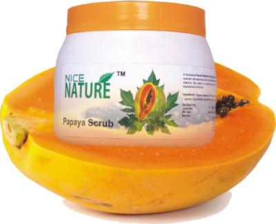 

Nice Nature High Quality Papaya Scrub 450gms Net(450 g)
