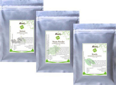 

Almas Neem Powder + Jamun Powder + Karela Powder(450 g)