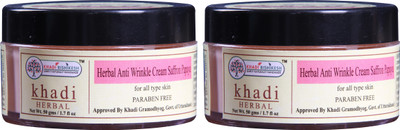 

Khadi Rishikesh Pack of 2 Anti Wrinkle Cream(50 g)