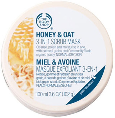 

The Body Shop The Body Shop Honey & Oat 3 In 1 Scrub Mask(100 ml)