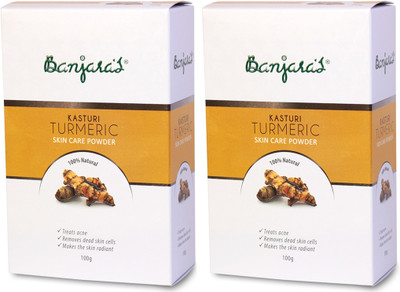 

Banjara's Pure Herb Kasturi Turmeric 20g X 5 Set Of 2 Pack(200 g)