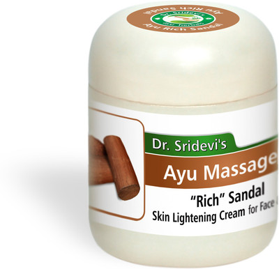 Dr. Sridevi's Ayu Massage "Rich" Sandal Skin Lightening Cream(100 g)