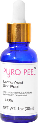 

Pyro Peel Lactic acid 90% Exfoliator Solution(instant glow therapy)(30 ml)