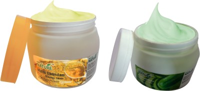 

Nice Nature HALDI CHANDAN & CUCUMBER MASSAGE CREAM(900 g)