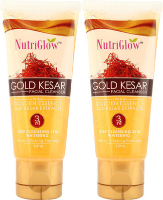 

NutriGlow Cleanser Gold Kesar 65ml(Pack Of 2 ) Face Wash(65 ml)