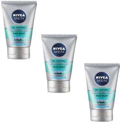 

Nivea For Men Advanced Whitening Oil Control - (Pack of 3) Face Wash(150 ml)