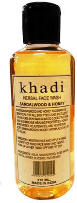 

Khadi Herbal Sandalwood & Honey Face Wash(210 ml)