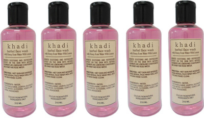 

Khadi Herbal Honey Rose water with Lemon Face Wash(1050 ml)
