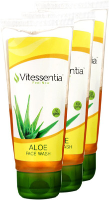 

Vitessentia Aloe Vera Face Wash 60gms Pack of 3 Face Wash(60 g)