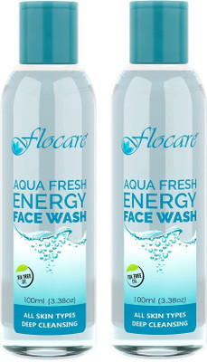 

Flocare Aqua Fresh Energy (Set of 2) Face Wash(200 ml)