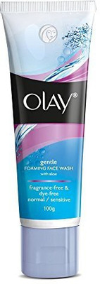 

Olay Gentle Foaming Face Wash With Aloe Face Wash(100 g)