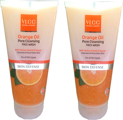 

VLCC Orange Oil Pore Cleansing pack of 2 Face Wash(150 ml)