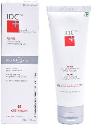 

Glenmark IDC + PEARL, Ultra-Purifying Gentle Cleansing Gel Face Wash(120 ml)
