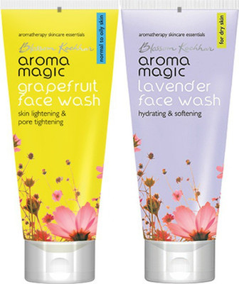 Aroma Magic Grape Fruit & Lavender Pack of 2 Face Wash(200 ml)