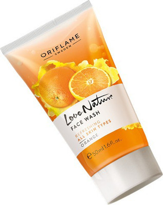 Oriflame Sweden LOVE NATURE ORANGE Face Wash(50 ml) available at flipkart for Rs.139