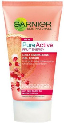 

Garnier Pure Active Fruit Energy Gel Scrub (MADE IN FRANCE) Face Wash(150 ml)