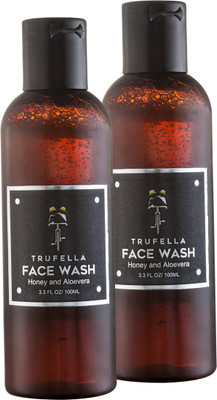 

Trufella Face Wash - Honey & Aloe Vera (Twin Pack - 200ml) Face Wash(200 ml)